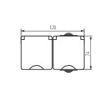 Miniatura schematu TEKNO IP65GR GN2x2P+Z