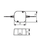 Miniatura schematu TRETO C IP67 24V 15W