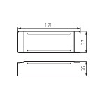 Miniatura schematu TRETO IP67 12V 40W
