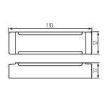 Miniatura schematu TRETO IP67 12V 150W