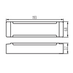 Miniatura schematu TRETO IP67 12V 200W