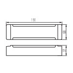 Miniatura schematu TRETO IP67 48V 200W