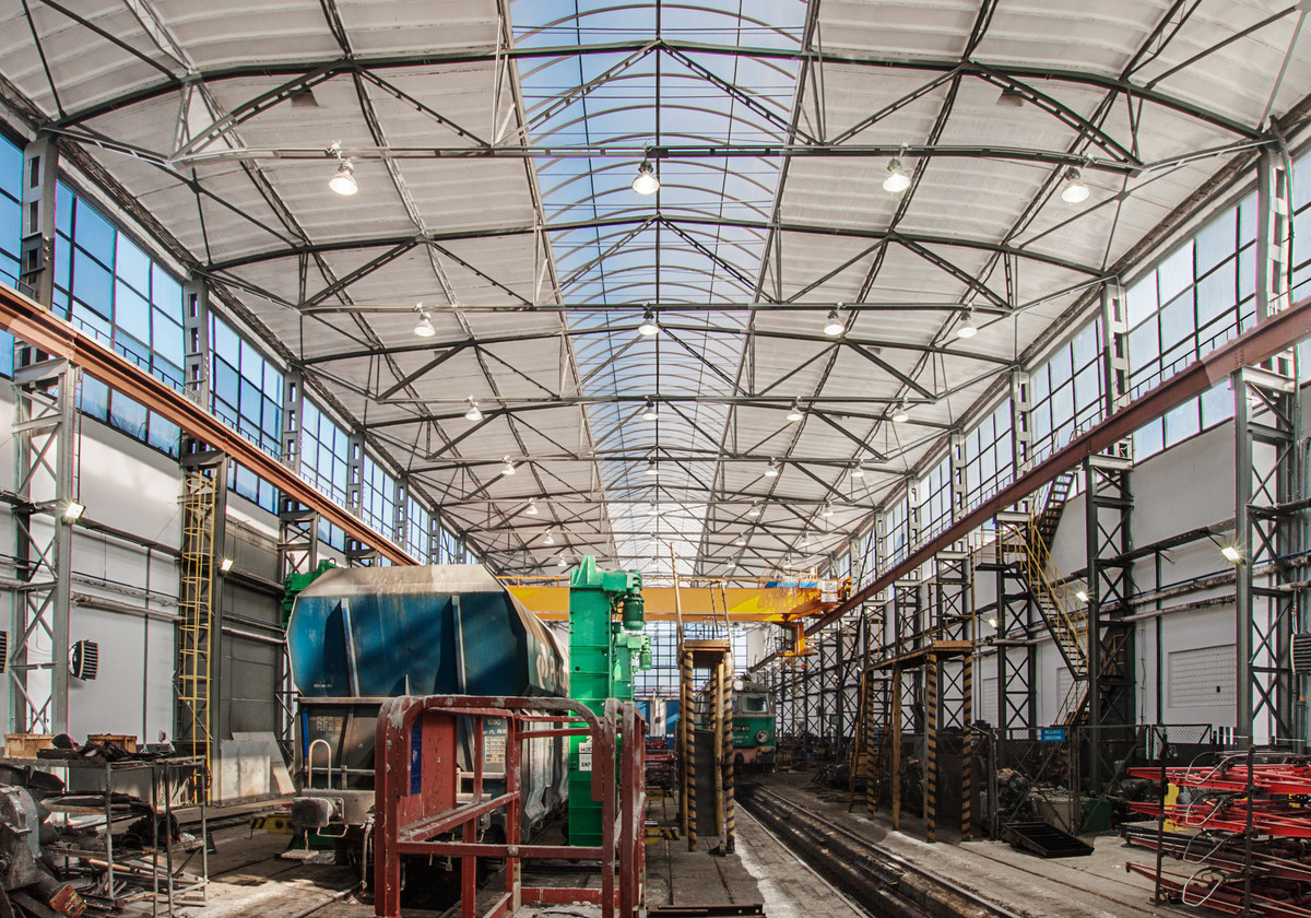 Kanlux solutions at the Łódź Olechów locomotive depot - 5