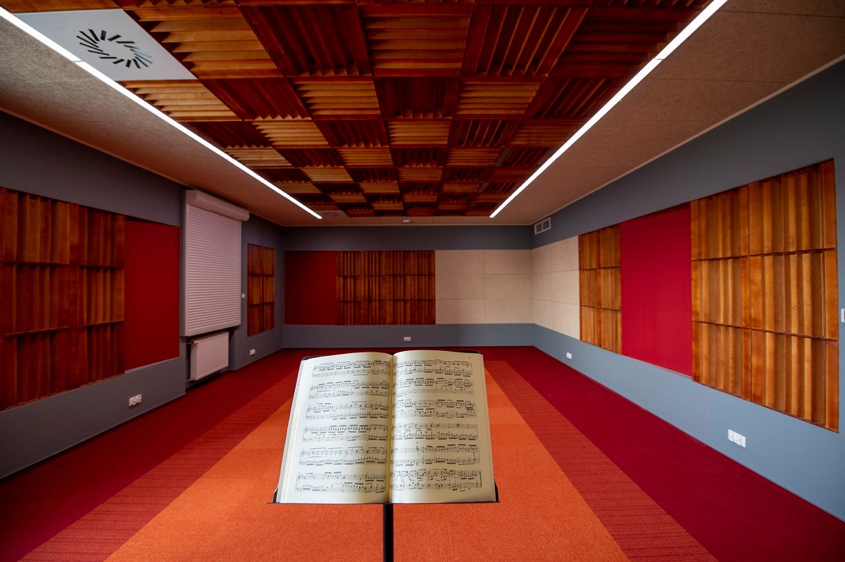 Illumination of the recording studio of the University of Warmia and Mazury - 1