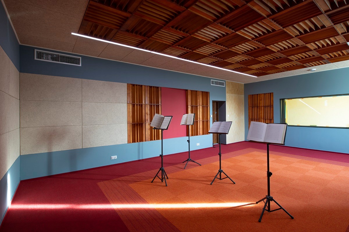 Illumination of the recording studio of the University of Warmia and Mazury - 2