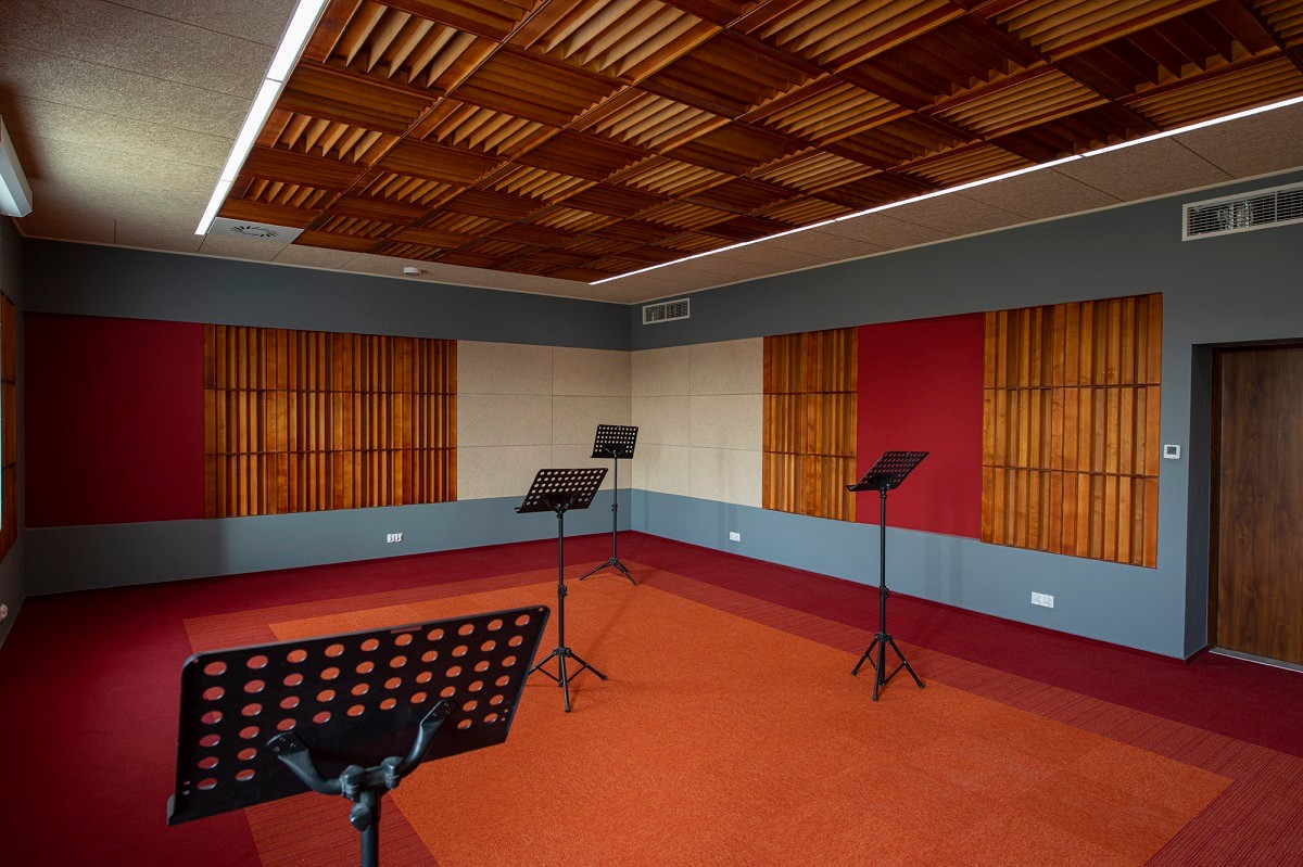 Illumination of the recording studio of the University of Warmia and Mazury - 4