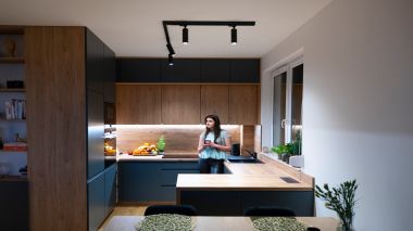 Track lighting system - a functional system of apartment lighting