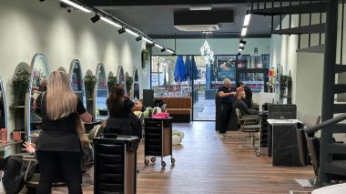 Oświetlenie salonu fryzjerskiego w Preston